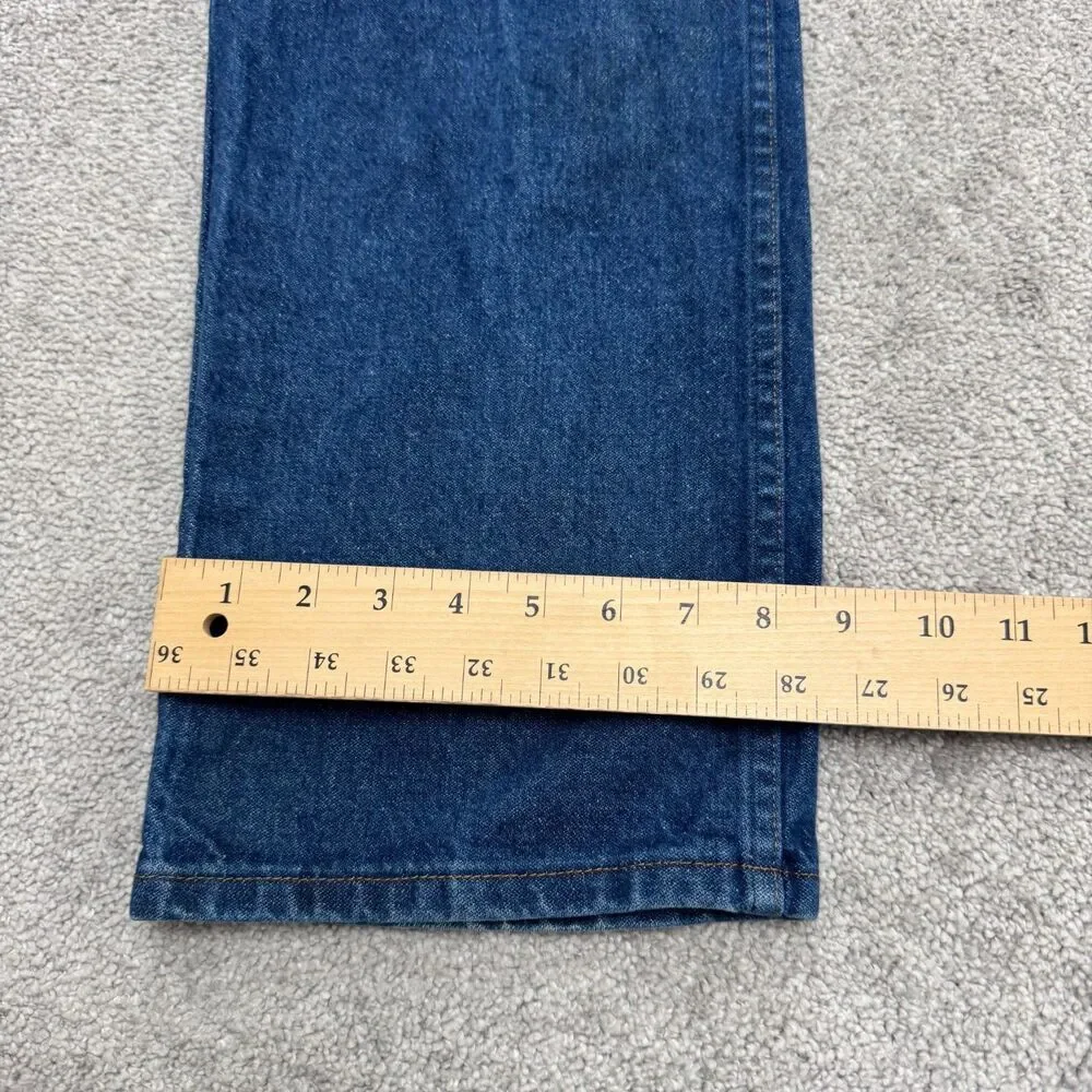 Wrangler 13MWZ Cowboy Cut Original Fit Denim Jeans Mens 38x30 Indigo Dark Wash